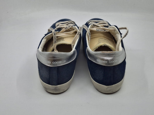 SuperStar - bleu aviateur étoile creme talon argent