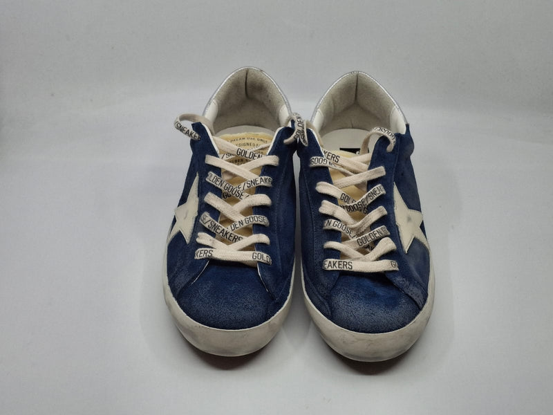 SuperStar - bleu aviateur étoile creme talon argent