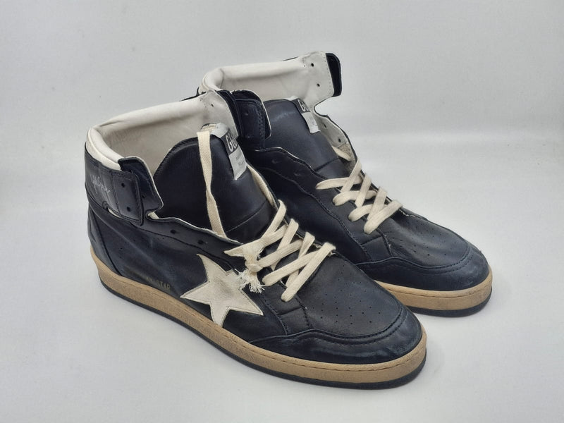 Sky Star - Noire etoile blanche signature Golden Goose