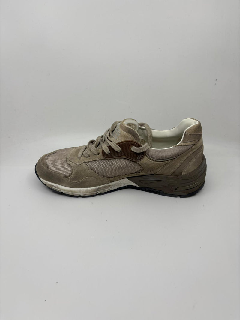 Running Dad - beige suede étoile argent