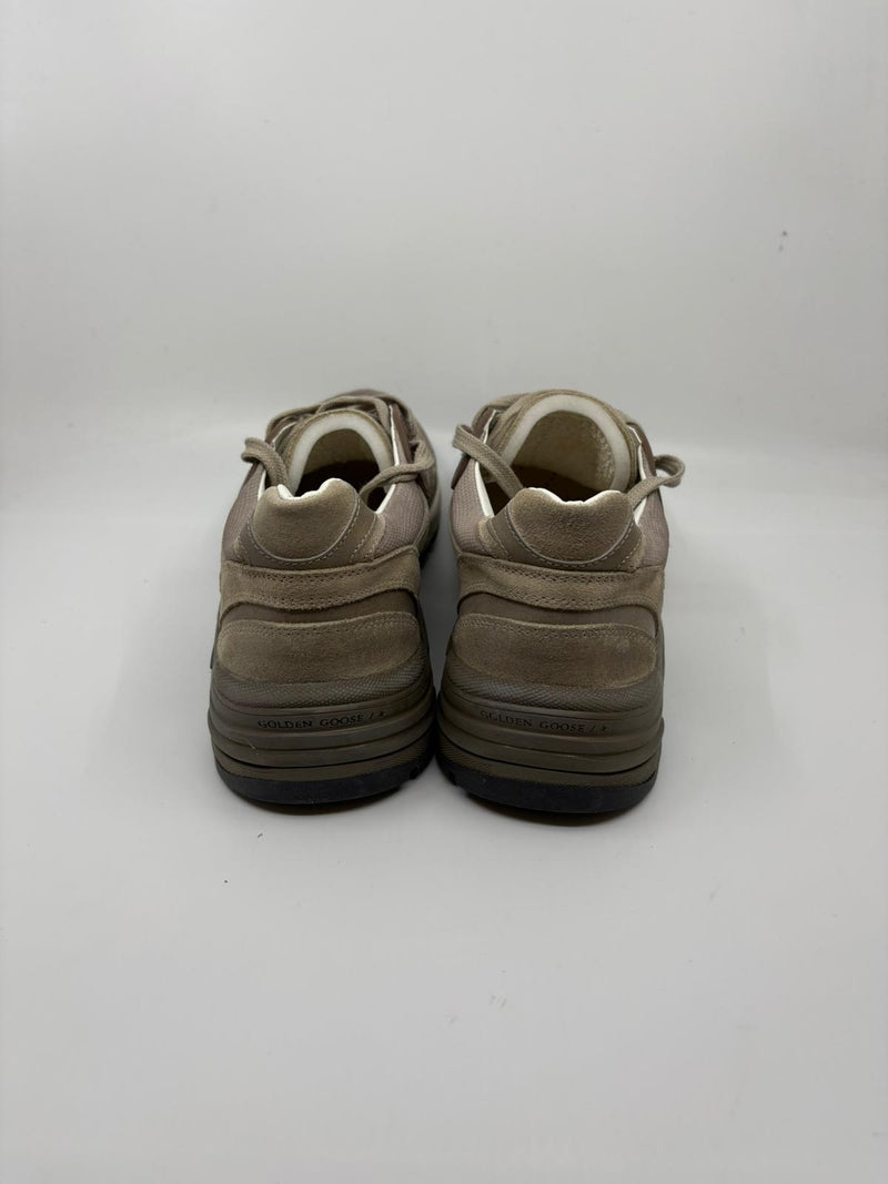 Running Dad - beige suede étoile argent