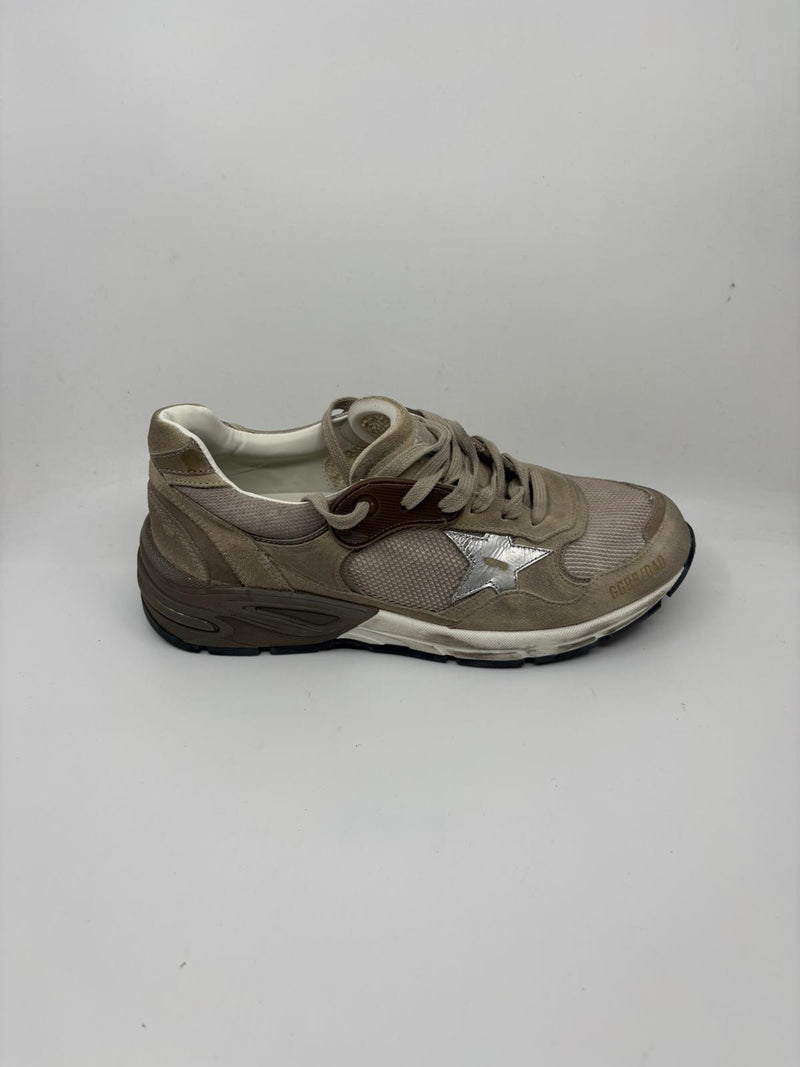 Running Dad - beige suede étoile argent