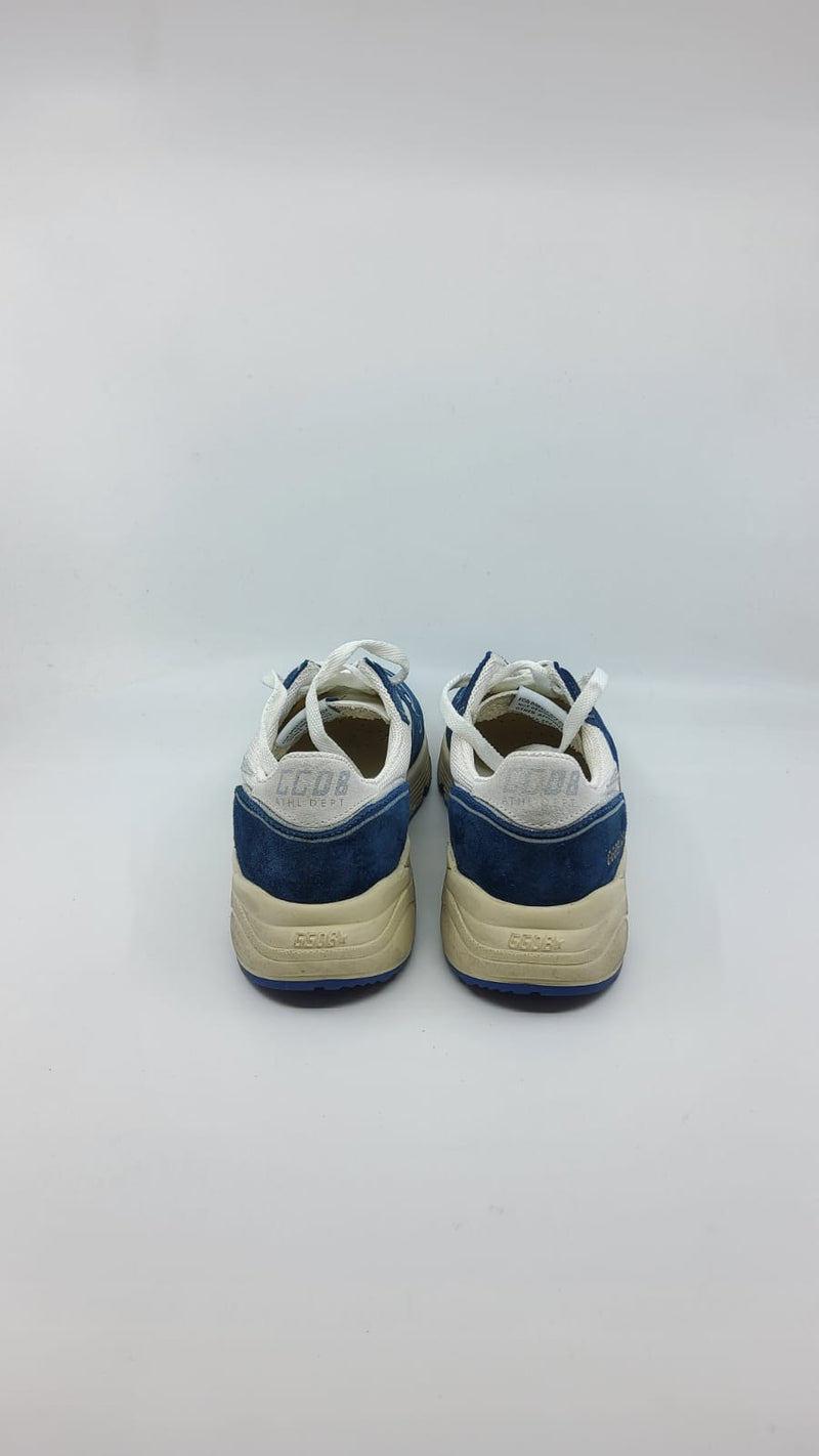 Running Sole - Blanche et bleu étoile grise