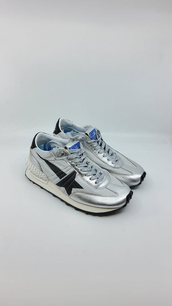 Running Marathon - argent étoile et talon noir