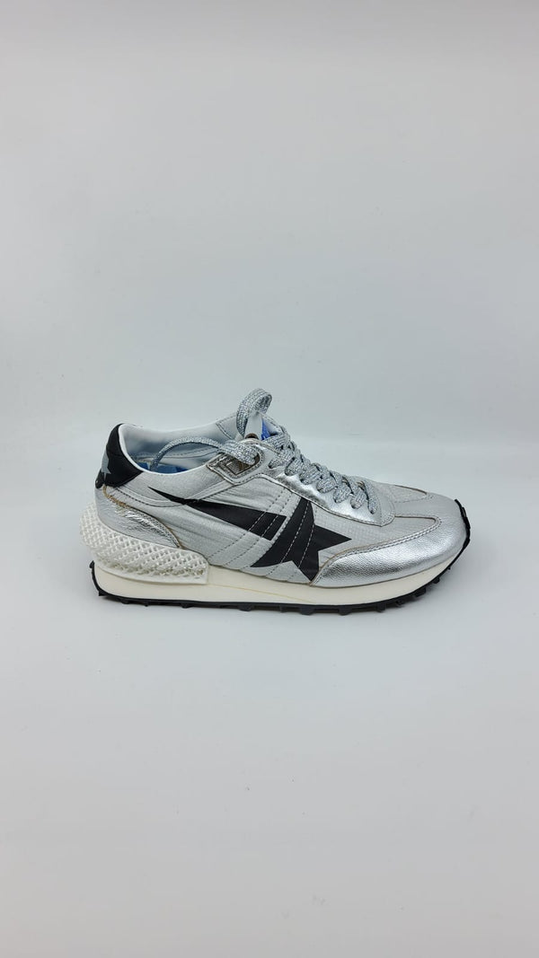 Running Marathon - argent étoile et talon noir