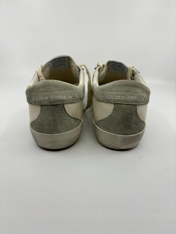 Superstar - Classic blanche étoile grisé suede talon suede
