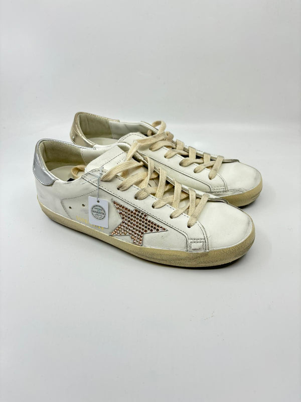 Superstar - Classic blanche étoile Swarovski