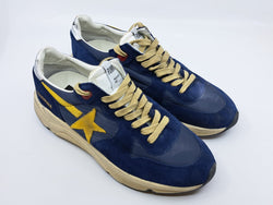 Running Sole Con Spoiler bleu nuit toile jaune et navy