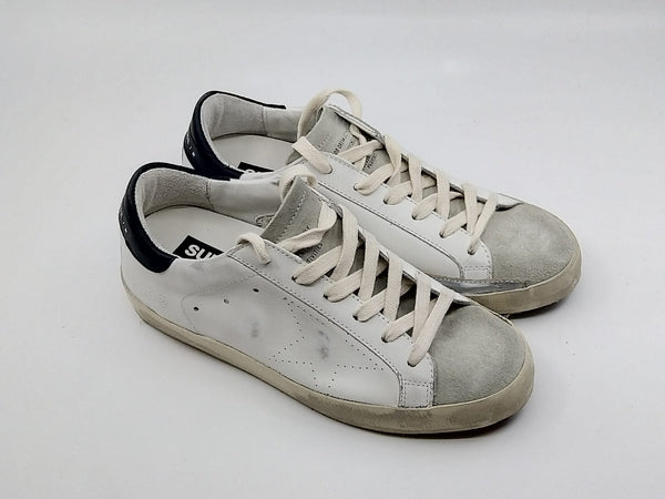 Superstar  - Skate blanche étoile talon noir