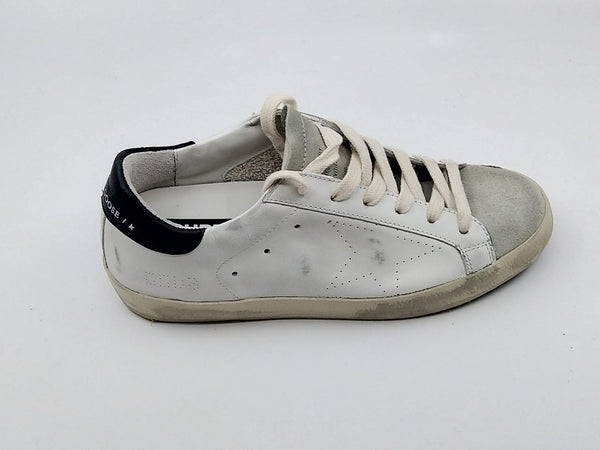 Superstar  - Skate blanche étoile talon noir