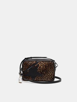 Star Bag - noir imprimée lion façon poulain Golden Goose